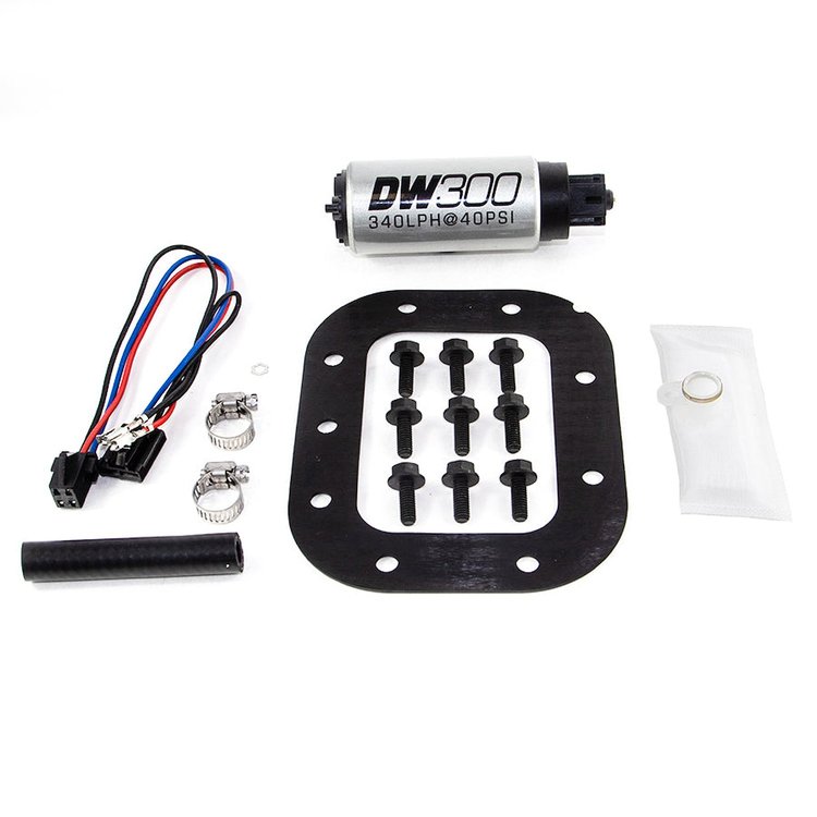 93011029 DW300 series 340lph in-tank fuel pump w/ install kit for Corvette 90-96 5.7L (exc ZR-1)