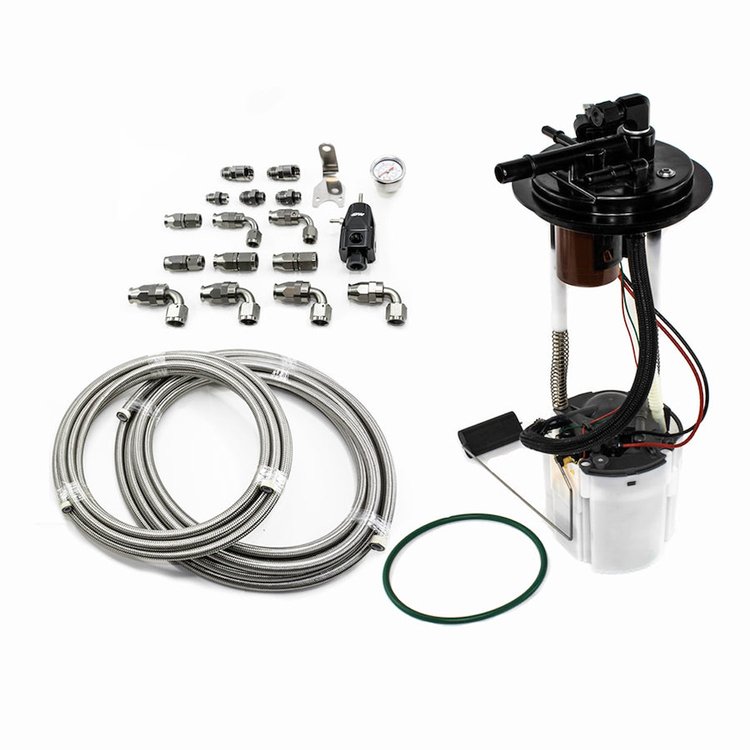 94016037013 DW400 Pump Module + Return Kit SS PTFE for Chevy Silverado 1500/2500/3500 & GMC Sierra 1500/2500/3500 2005-13