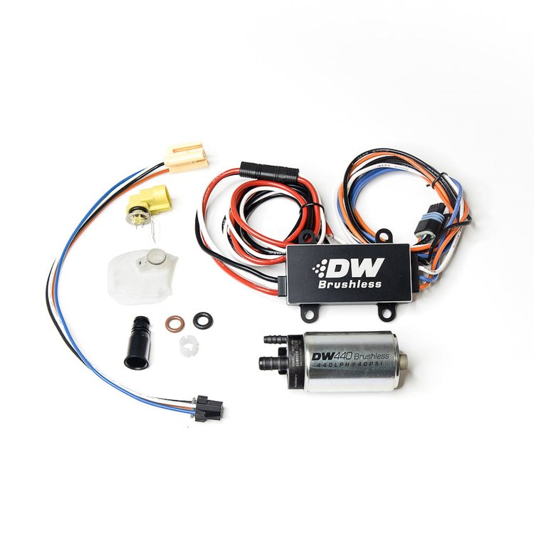 9441C1020910 440lph In-tank Brushless Fuel Pump with Speed Controller & Install Kit for 2008-14 Subaru WRX 08+ STI
