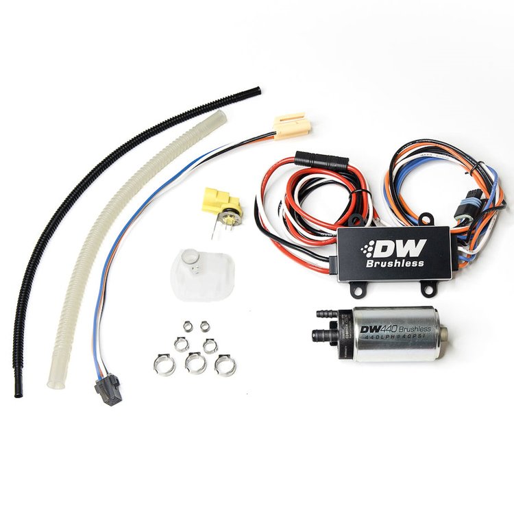 9442C1030909 DW440 Brushless 440lph in-tank brushless fuel pump + C103 controller w/ install kit for 2003-2013 Chevy Corvette