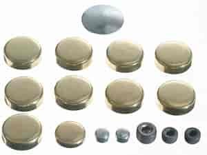 Brass Freeze Plug Kit 1960-2003 Chrysler/Mopar Small Block V8