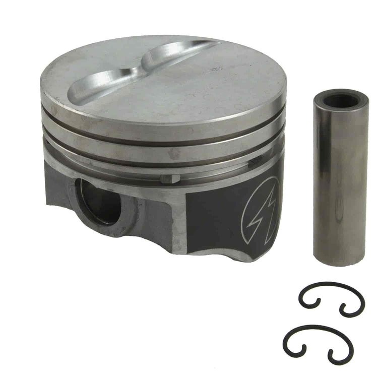 Cast Piston Set w/Prem. Rings