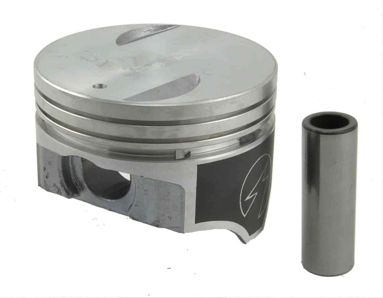 Cast Piston Set w/Prem. Rings
