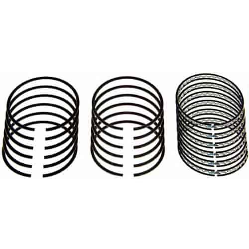 Moly Piston Ring Set - 6 Cylinder Oversize: .000"