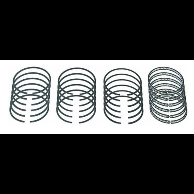 Cast +.040 Piston Ring Set for 1958-1966 Desoto, Dodge, Plymouth, Pontiac V8 Engines w/4.063 in. Orig. Bore
