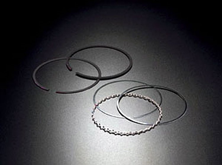 Moly Piston Ring Set - 4 Cylinder Oversize: .000"