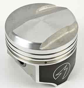 396ci Aluminum Closed Chamber Stock-Type Pistons, .030" Overbore Piston Bore: 4.124"