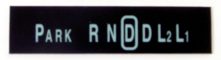 Column Shift Indicator 1968 Chevy Chevelle