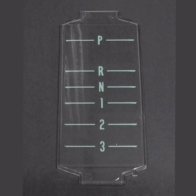 Reverse Order 3-Speed Automatic Shifter Indicator Lens 1968-1969 Chevy Camaro