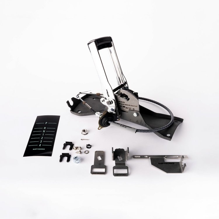SW1022-RVB Automatic Transmission Floor-Mount Shifter for 1970-1971 Chevy Camaro 4L80-E/4L85-E [Reverse Pattern]
