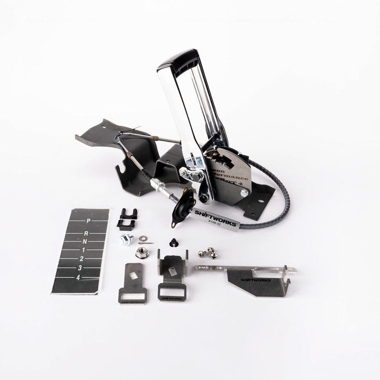 SW1023-RVB Automatic Transmission Floor-Mount Shifter for 1968-1969 Chevy Chevelle 4L80-E/4L85-E [Reverse Pattern]
