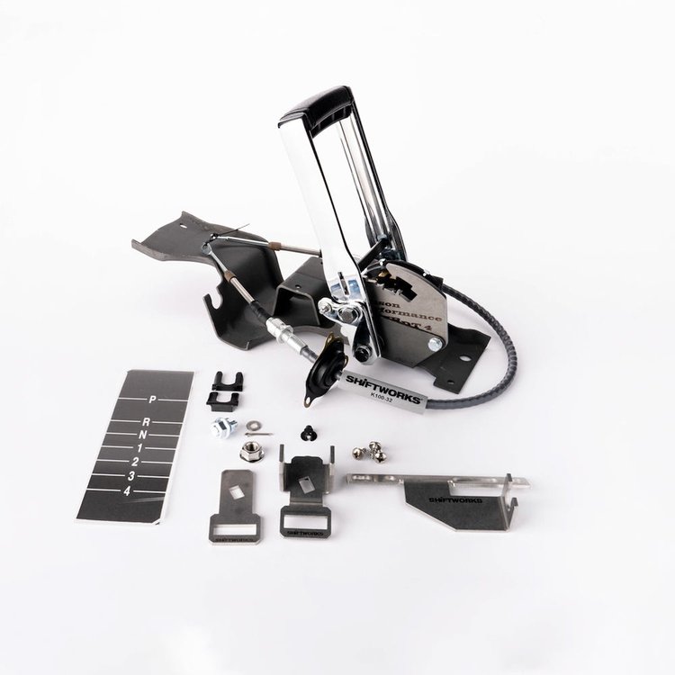 SW1024-RVB Automatic Transmission Floor-Mount Shifter for 1971-1972 Chevy Chevelle 4L80-E/4L85-E [Reverse Pattern]
