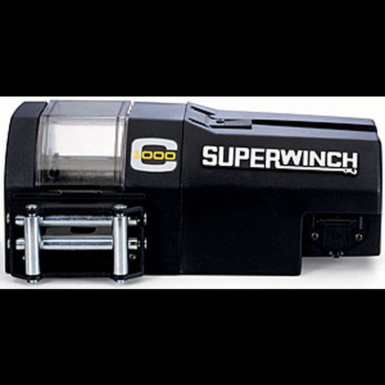 C1000 Winch Rated Line Pull 1,000-lbs. 1.8 HP Motor