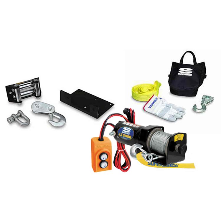 LT2000 Utility Winch, Recovery and ATV Accessory Kit