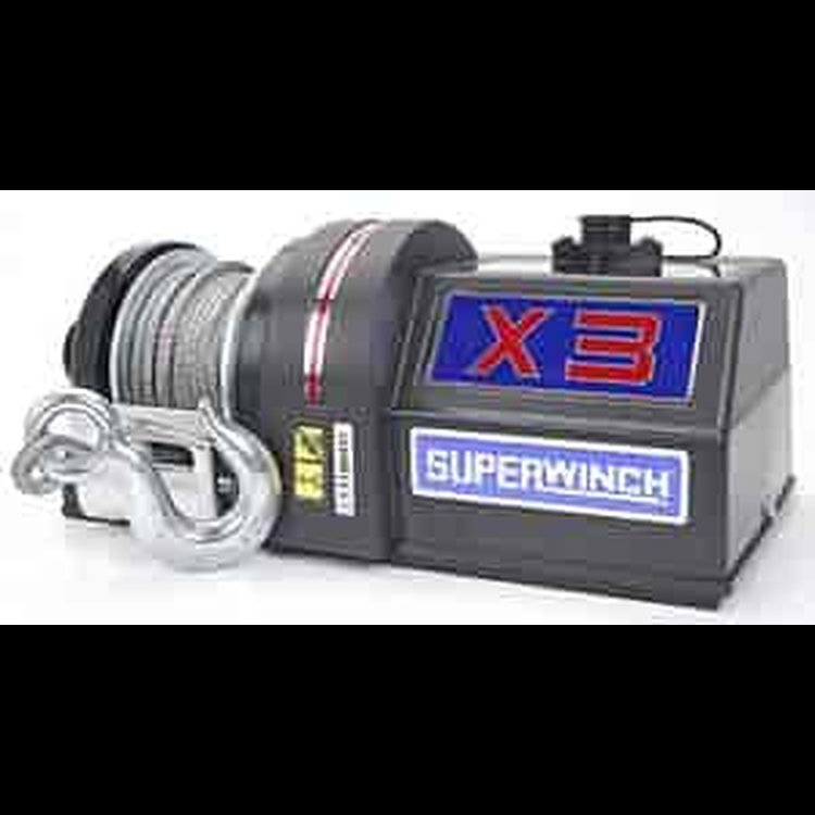 X3F Series Winch Rated Line Pull 4,000 lb.