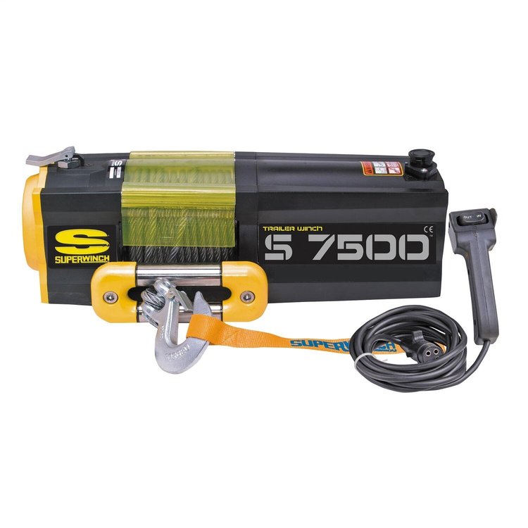 WINCH-S7500-24V-RF-30 FT REMOTE
