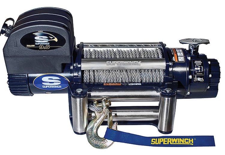 Talon Series Winch Rated Line Pull 9,500-lb.