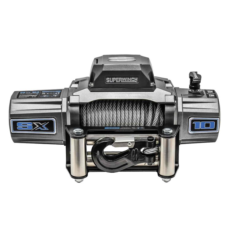 SX10000 Winch, 10,000 lb. Rated Line Pull, Steel Wire Rope