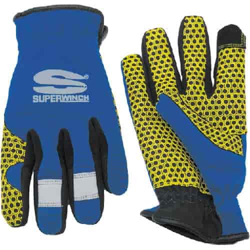 X-Large Rope Winching Glove- Blue