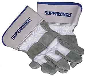 Leather Palmed Gloves Pair