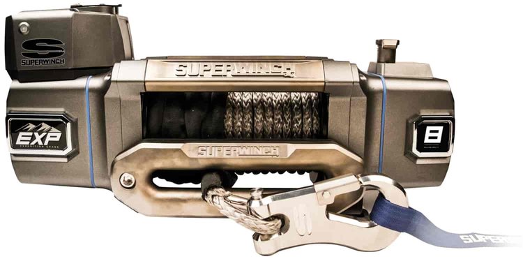 8000lb EXP Series Winch Synthetic Rope