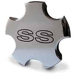 Center Cap Chrome w/Black SS Logo 10-Spoke (ea.)