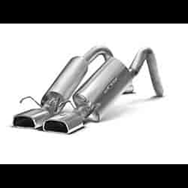 Exhaust System 2005-06 C6 Corvette PowerFlo w/Trapezoidal Tips