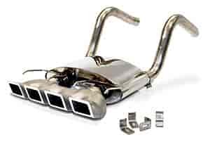 Exhaust System 2005-06 C6 Corvette PowerFlo w/Cast Tips