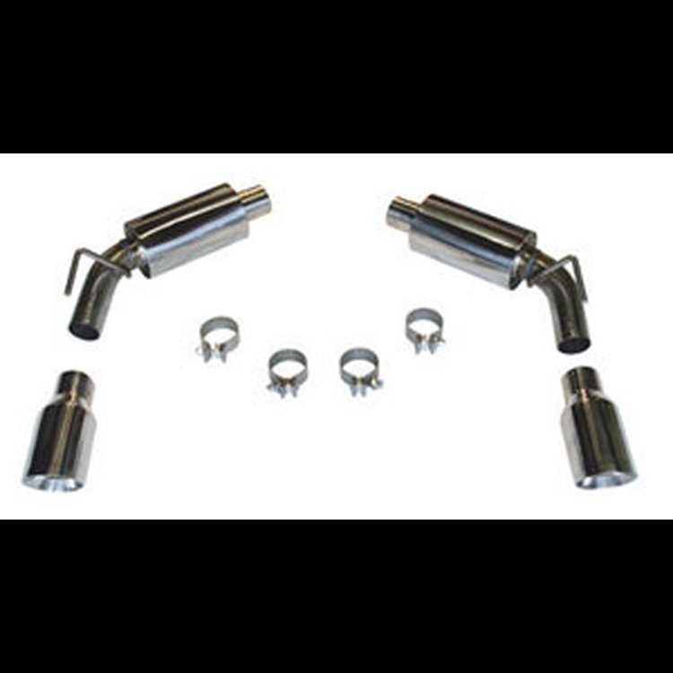 Stainless Steel Axle-Back Exhaust System 2010-14 Camaro V8 with Ground Effects