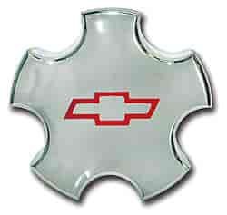 Center Caps Chrome 10-Spoke w/Bow-Tie Logo