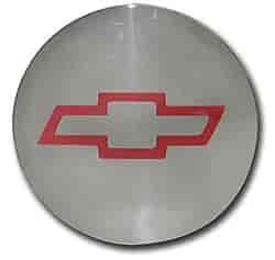 Center Caps Chrome ZR1-Style w/Flat Bow-Tie Logo
