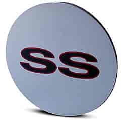 Center Caps Painted ZR1-Style w/Red/Black SS Logo