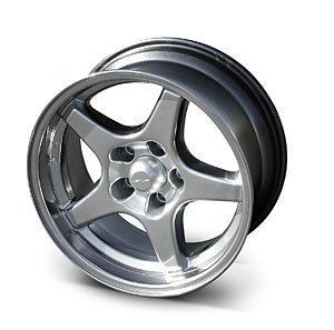 Wheels Painted Hyper Black 17x8 ZR1 (set of 4)