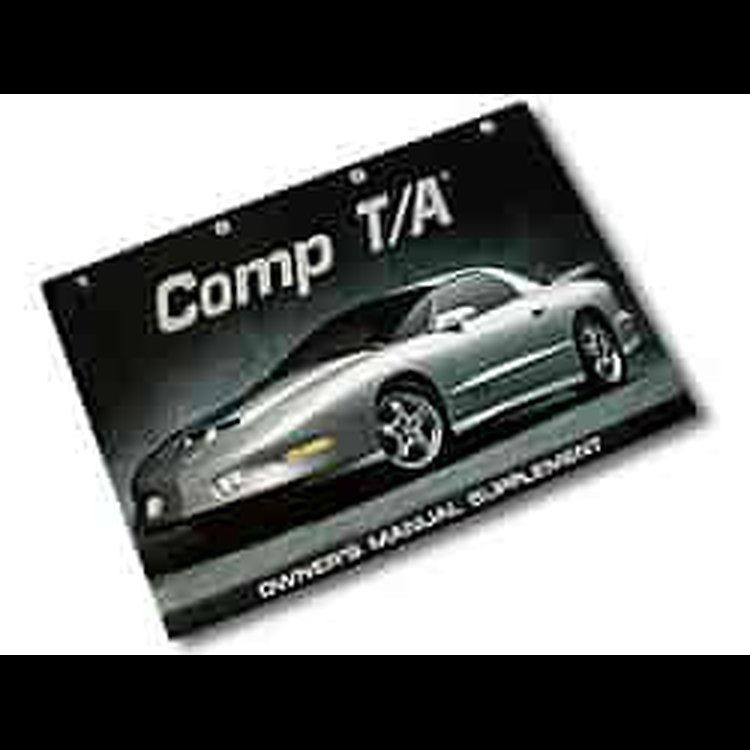 Owners Supplement Manual 1995 Comp T/A