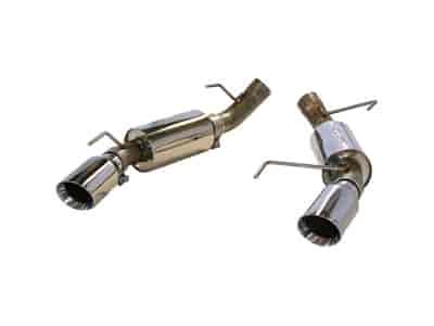 PowerFlo Axle-Back Exhaust System 2005-10 Ford Mustang GT