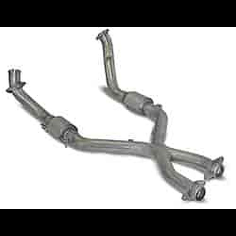 PowerFlo-X Crossover Pipe Full Assembly 1996-98 4.6 SOHC/DOHC Mustang w/Cats