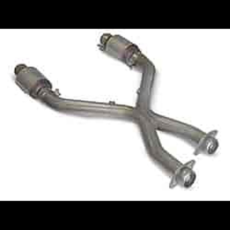 PowerFlo-X Crossover Pipe Short Assembly 2005-06 Mustang GT w/Cats