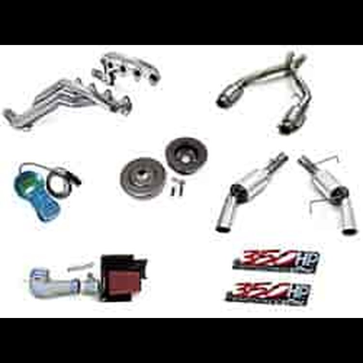 PerformancePac 2005-06 Mustang GT w/PowerFlo Exhaust/High-Flow Cats 350 HP