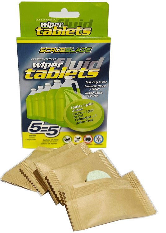 SBT005 Windshield Washer Fluid Tablets, Apple-Scented