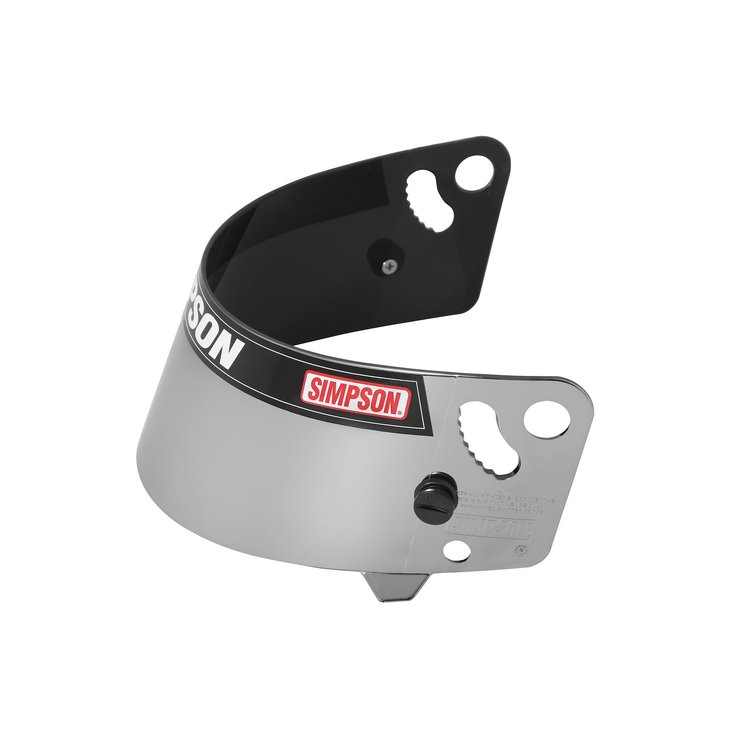 Replacement Helmet Shield for Simpson Shark, Vudo Helmets [Silver]