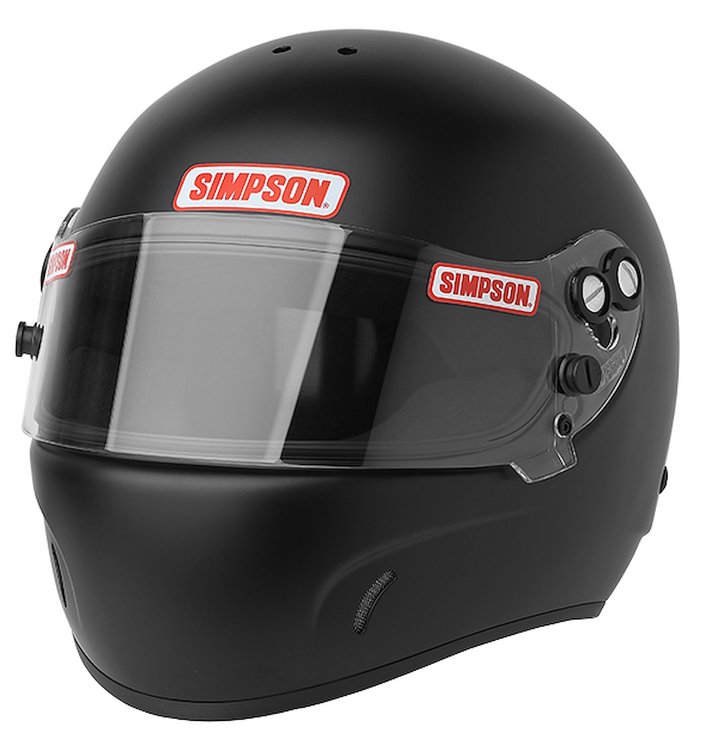 Flat Black Devil Ray 2 Helmet - Medium