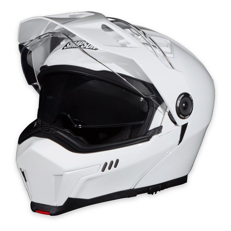 JB1SM Journey Bandit Motorcycle Helmet [White, Small]