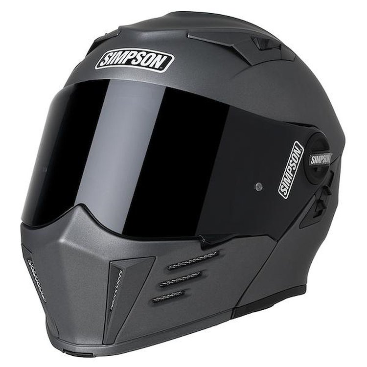 Mod Bandit Motorcycle Helmet, Medium [Flat Alloy]