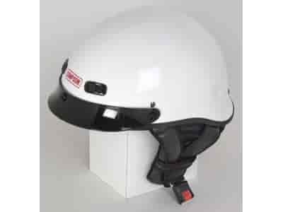 White Shorty Helmet, Size: X-Large (7-5/8 to 7-3/4)