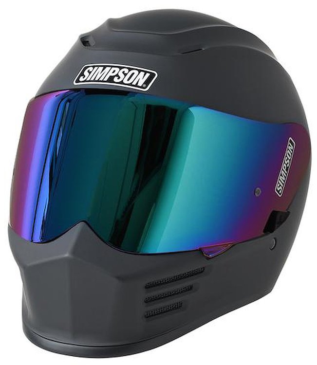 Speed Bandit Motorcycle Helmet, Large [Matte Black]