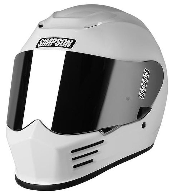 Speed Bandit Motorcycle Helmet, Medium [White]
