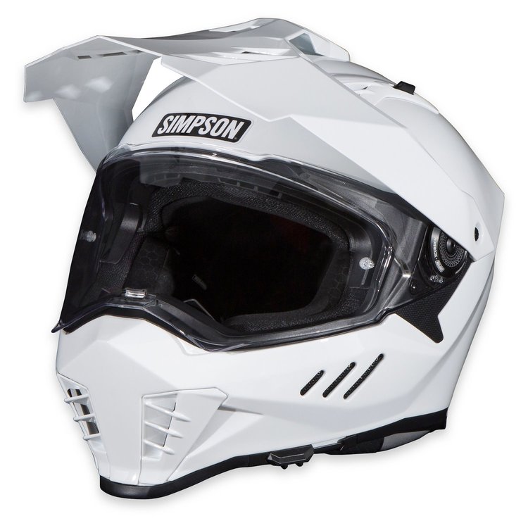 XB1MD Xcursion Bandit Motorcycle Helmet [White, Medium]