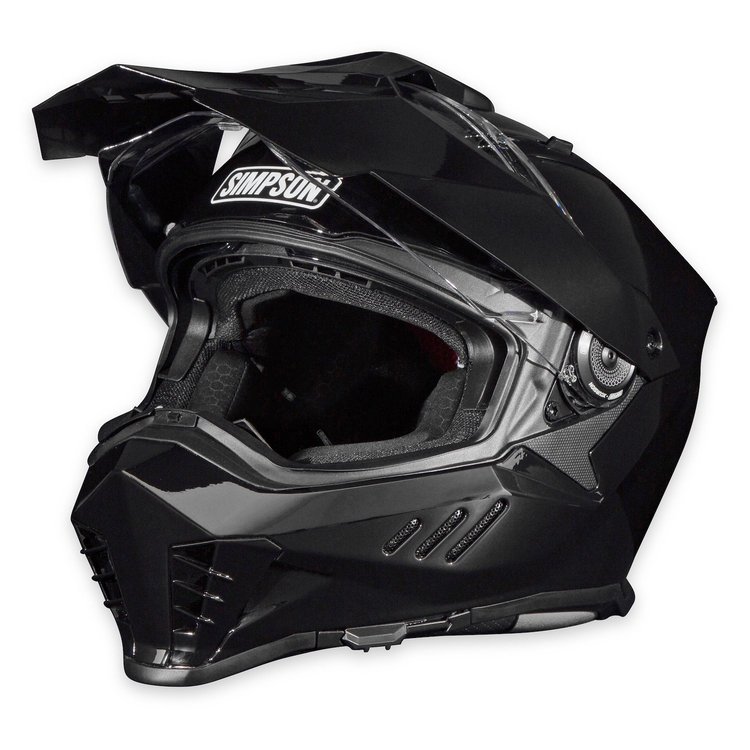 XB2MD Xcursion Bandit Motorcycle Helmet [Black, Medium]