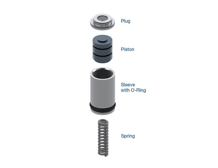 105740-06K TCC Signal Damper Piston Kit, 10L80 (Gen. 1)/10L90 (Gen. 1)/10R60/10R80