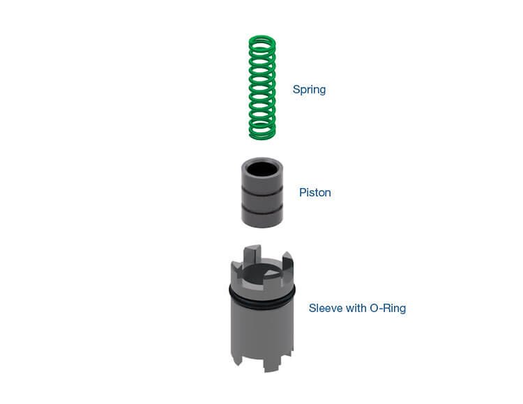 124740-76K Actuator Feed Accumulator Piston Kit, 6T70 (Gen. 2)/6T75 (Gen. 2)/6T80 (Gen. 2)